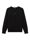 Men's Steve Logo Sweatshirt Black - A.P.C. - BALAAN 1