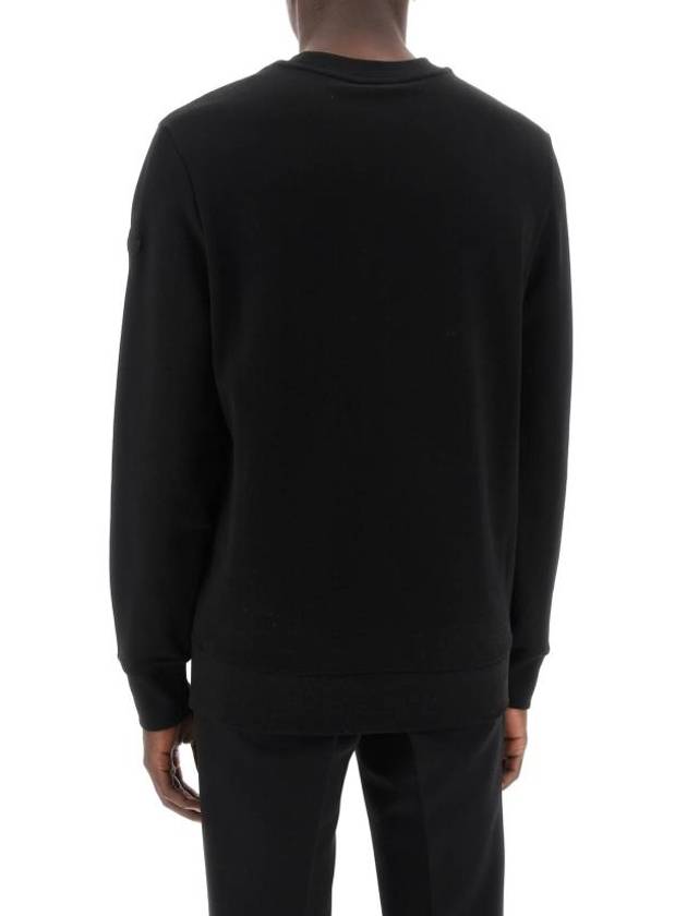 Long Sleeve T Shirt 8G00004 809KR 999 Black - MONCLER - BALAAN 3