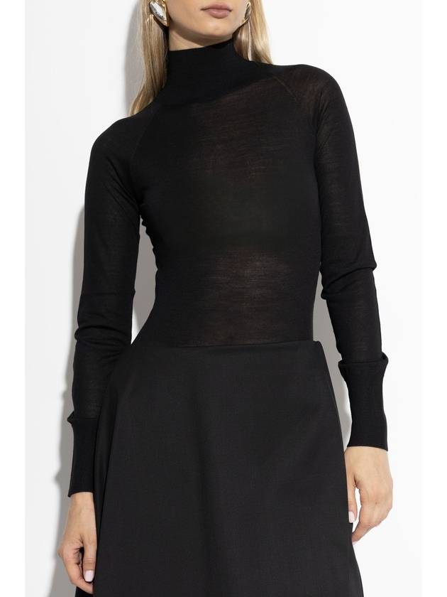 black wool bodysuit - ALAIA - BALAAN 4