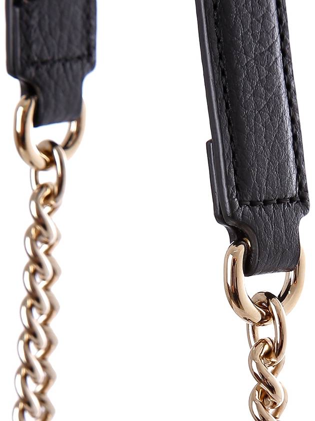 GG Interlocking Chain Mini Shoulder Bag Black - GUCCI - BALAAN 5