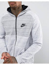 01883025100Advance 15 Hooded Zip JacketGray - NIKE - BALAAN 4