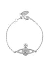 Mini Bas Relief Chain Bracelet Silver - VIVIENNE WESTWOOD - BALAAN 1