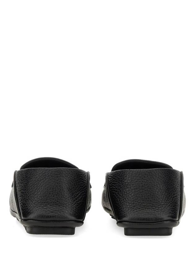 logo embossed round toe loafers - DOLCE&GABBANA - BALAAN 5