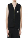 Arbor Cotton Canvas Vest Black Aged Canvas - CARHARTT WIP - BALAAN 2