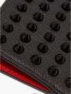 Credilou Spike Card Wallet Black - CHRISTIAN LOUBOUTIN - BALAAN 5