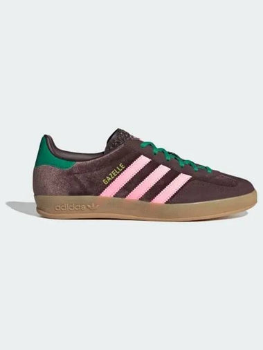 Gazelle Indoor Women s Original Dark Brown G Low Pink Coat Green JI2714 748976 - ADIDAS - BALAAN 1