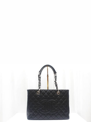 Grand Shopping Black Caviar Shoulder Bag 13th A50995 - CHANEL - BALAAN 1