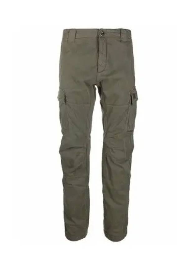 Logo Cargo Straight Pants Khaki - CP COMPANY - BALAAN 2