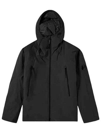 Men's Protech Lens Down Hooded Jacket Black - CP COMPANY - BALAAN 2