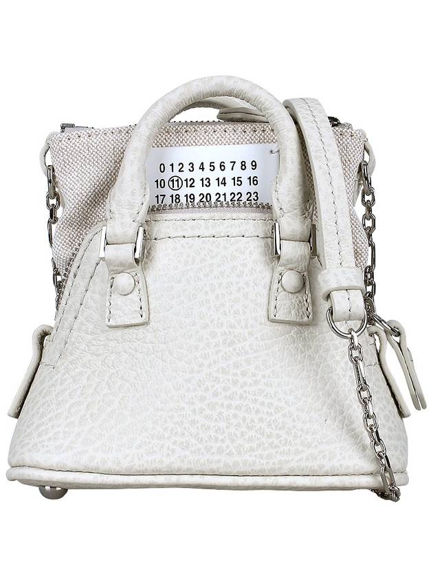 5AC Classic Baby Shoulder Bag Greige - MAISON MARGIELA - BALAAN 4