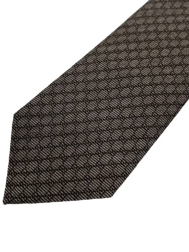 Interlocking G Silk Wool Tie Camel Brown - GUCCI - BALAAN 6