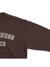 Wellness Club Man to Man WELLNESS CLUB FLOCKED CREWNECK CHOCOLATE CREAM - SPORTY & RICH - BALAAN 4