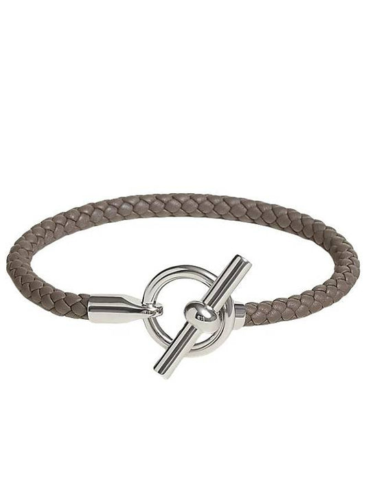 Glenan Silver Chain Bracelet Grey - HERMES - BALAAN 2