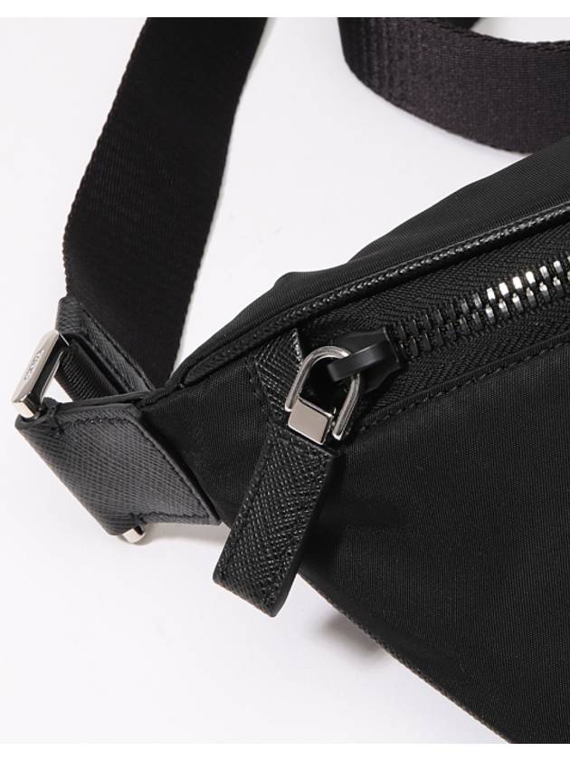 Logo Re-Nylon Fabric Belt Bag Black - PRADA - BALAAN 5