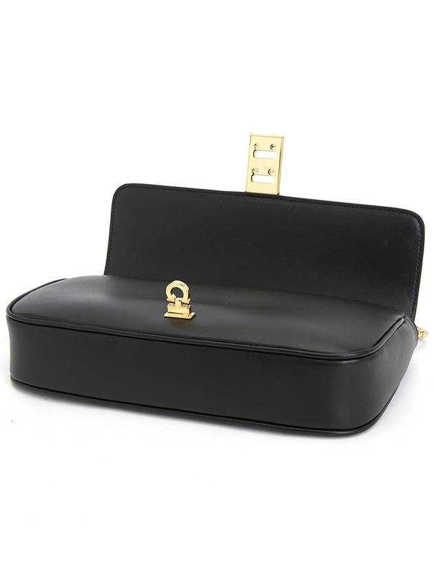 Mini Cross Bag Black - SALVATORE FERRAGAMO - BALAAN 5