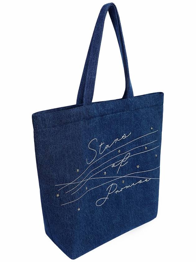 Stars of Promise Big Tote Bag Blue - GOCORI - BALAAN 1