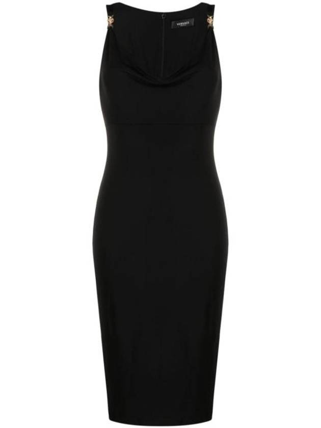 Midi One Piece 1011713 1A01253 1B000 Black - VERSACE - BALAAN 1