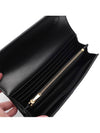 Cassette Flap Leather Long Wallet Black - BOTTEGA VENETA - BALAAN 7