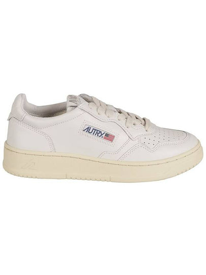 Medalist Leather Low Top Sneakers White - AUTRY - BALAAN 2