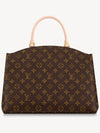 Grand Palais Monogram Strap Tote Bag Brown - LOUIS VUITTON - BALAAN 4