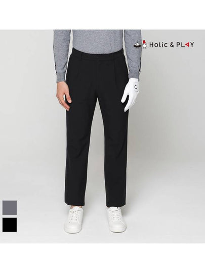 Men s casual basic one tuck pants HD3MPT003 - HOLIC&PLAY - BALAAN 2