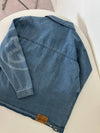 AU Australia SS LINK Workwear Jacket Denim ST1L0491 Mid Blue WOMENS - STUSSY - BALAAN 9