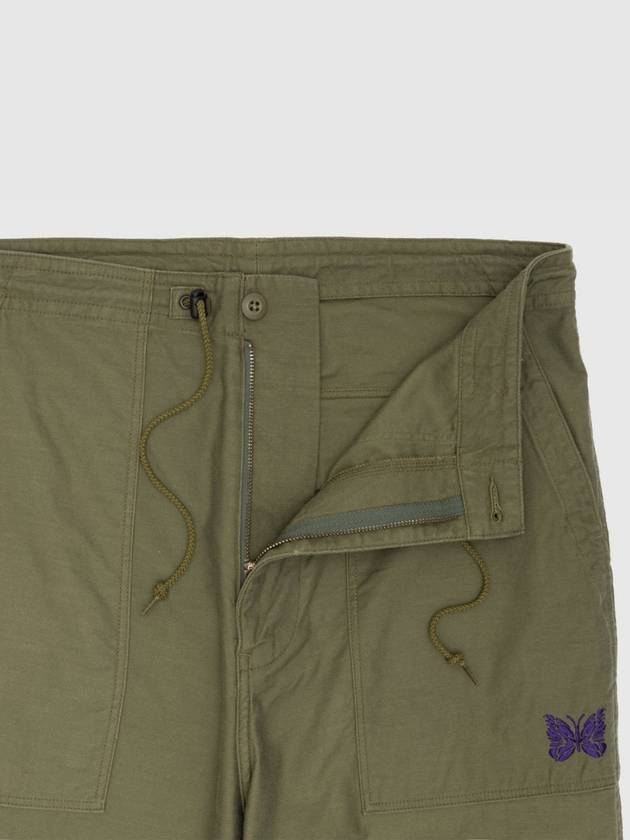 String Fatigue Straight Pants Olive - NEEDLES - BALAAN 4