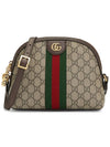 Ophidia GG Shoulder Bag Beige Ebony - GUCCI - BALAAN 2