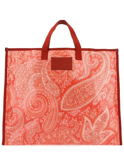 Peasley Large Tote Bag Red - ETRO - BALAAN 2