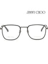 Glasses Frame JM012 807 Square Black Gunmetal - JIMMY CHOO - BALAAN 3