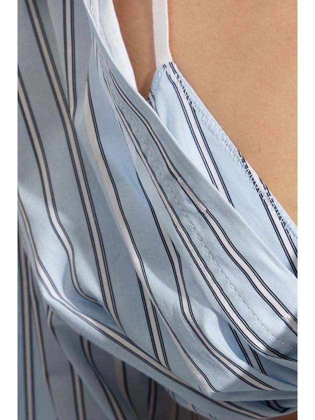 Shirt 233SH04211403FE PRINT BLUE STRIPE BLUE - JACQUEMUS - BALAAN 6