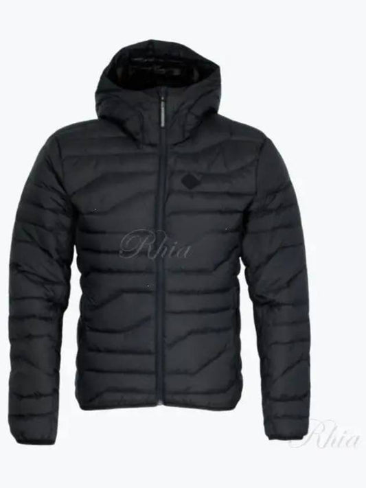 Men's Cliff Light Down Hooded Jacket Black - J.LINDEBERG - BALAAN 2