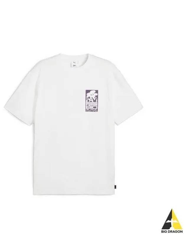 x Perks Mini Graphic Short Sleeve T Shirt White 624070 02 - PUMA - BALAAN 1