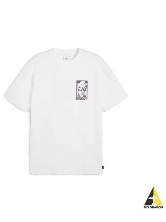 x Perks Mini Graphic Short Sleeve T Shirt White 624070 02 - PUMA - BALAAN 1