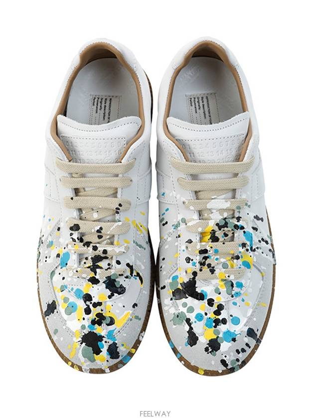 Replica Paint Drop Low Top Sneakers White - MAISON MARGIELA - BALAAN 4