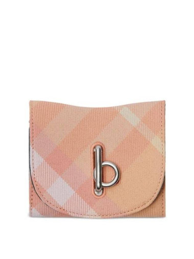 Rocking Horse Half Wallet Pink - BURBERRY - BALAAN 1