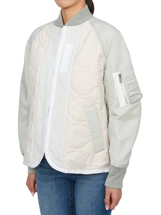 Nylon Twill Ripstop Jacket White - SACAI - BALAAN 6