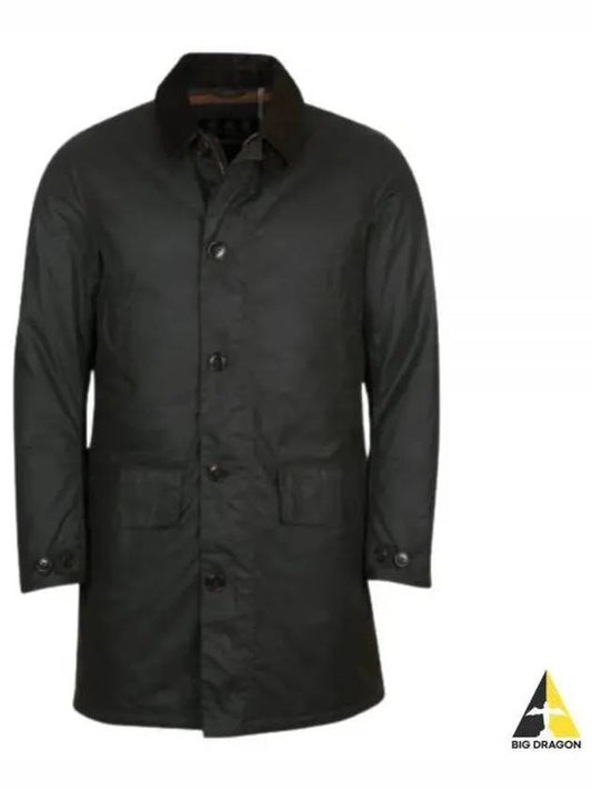 Wax Mac Coat Dark Green MWX1861 - BARBOUR - BALAAN 1