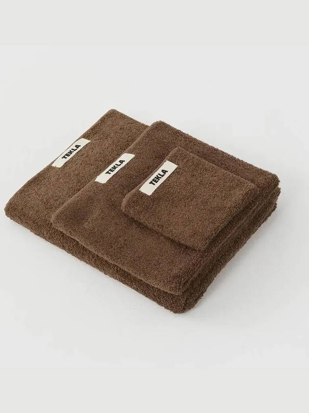 Hand Towel Kodiak Brown 50X80 - TEKLA - BALAAN 2