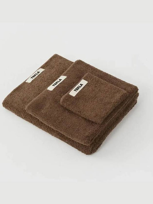 Washcloth Kodiak Brown 30X30 - TEKLA - BALAAN 2