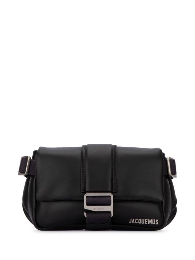 La Banane Bambimou Flap Belt Bag Black - JACQUEMUS - BALAAN 1