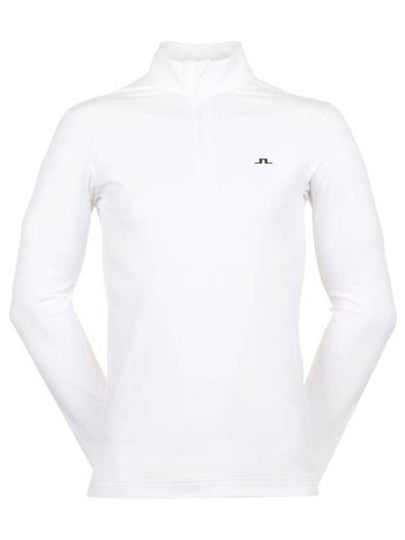 Luke Quarter Zip Mid Layer Long Sleeve T-Shirt White - J.LINDEBERG - BALAAN 2