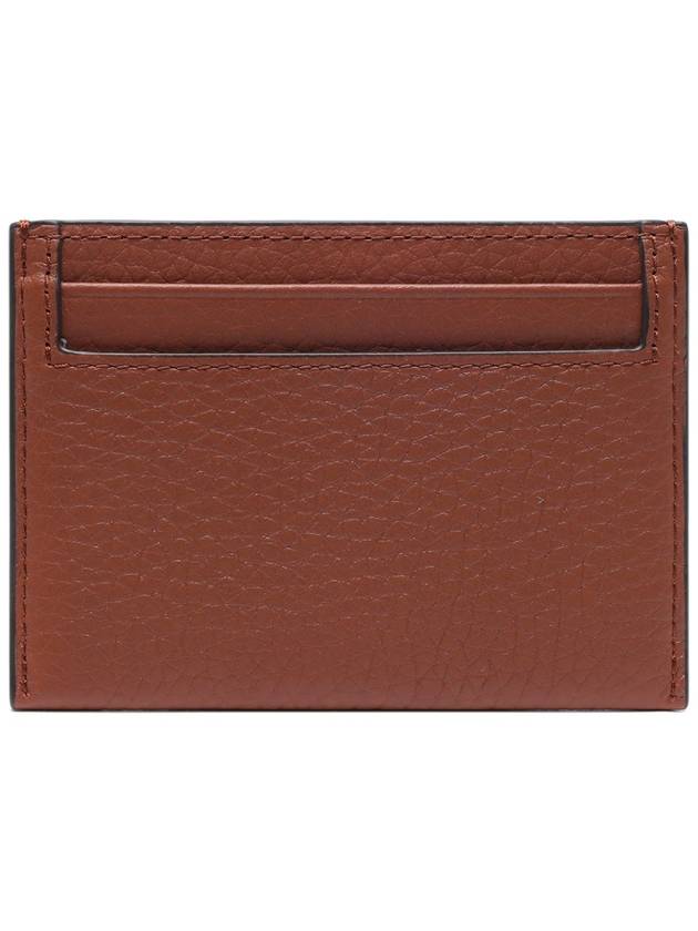 Embossing Card Wallet Brown Orange - MULBERRY - BALAAN 5