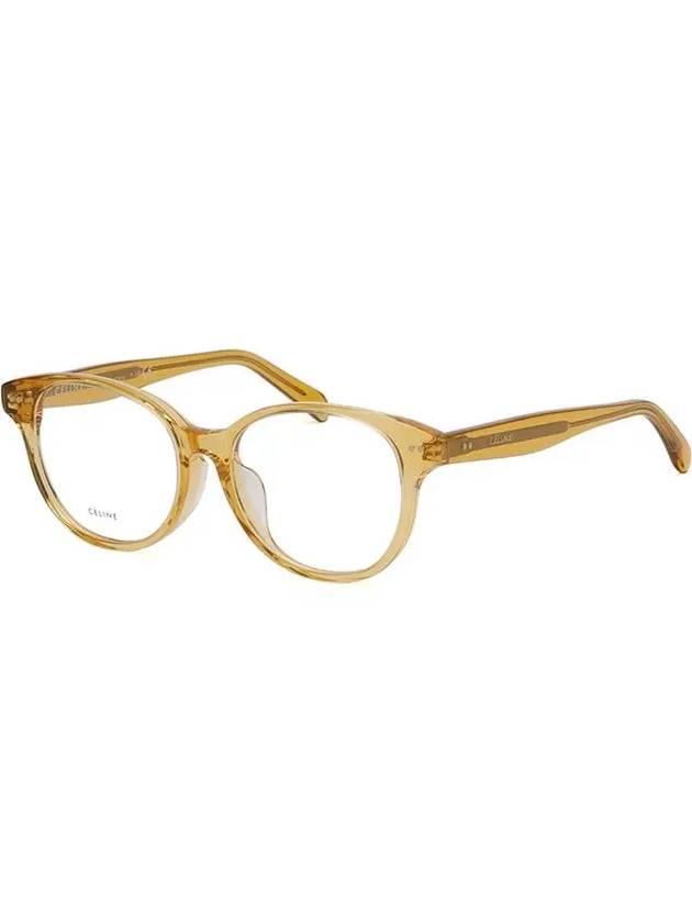 Eyewear Round Eyeglasses Yellow - CELINE - BALAAN 8