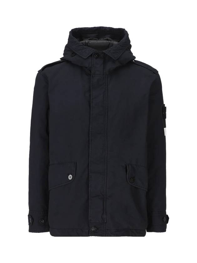 David-TC Down Short Parka Navy - STONE ISLAND - BALAAN 2