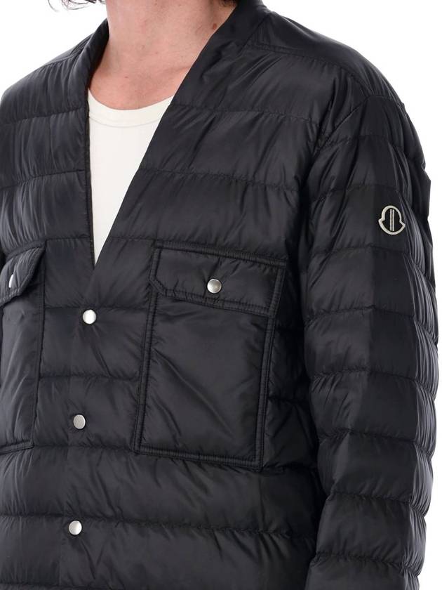 Rick Owens down shirt padded black - MONCLER - BALAAN 4