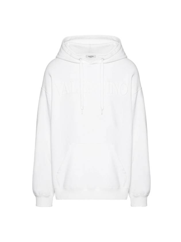 Logo Hoodie White - VALENTINO - BALAAN 1