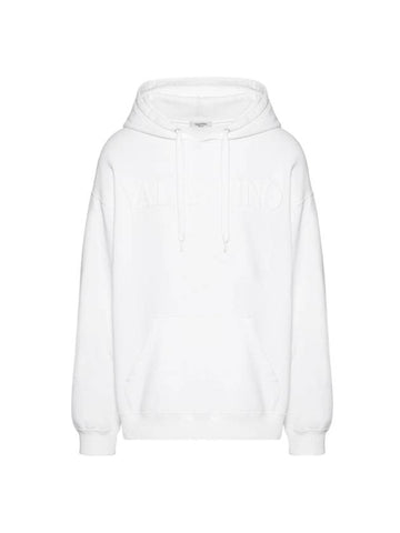 Logo Hoodie White - VALENTINO - BALAAN 1