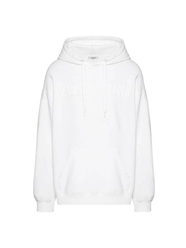 Logo Hoodie White - VALENTINO - BALAAN 1