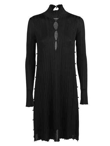 pleated midi dress 716861V2I601000 B0710233481 - BOTTEGA VENETA - BALAAN 1